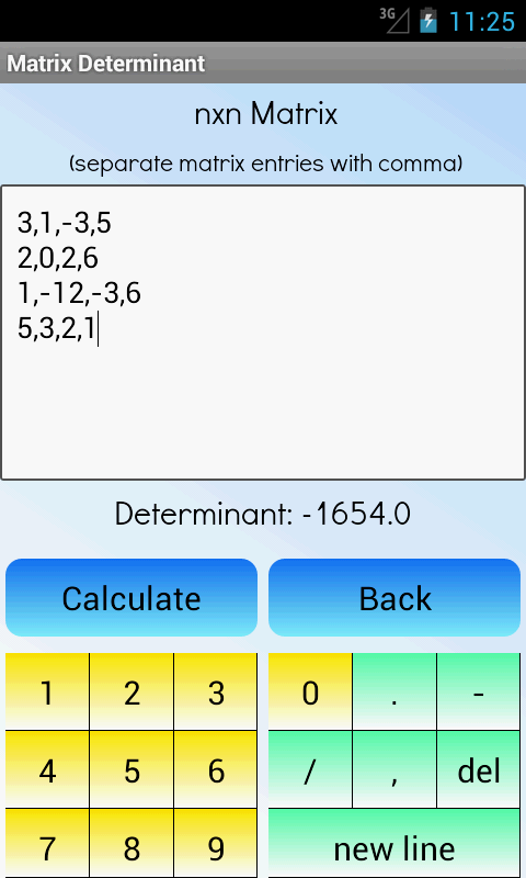 矩阵行列式计算器截图4