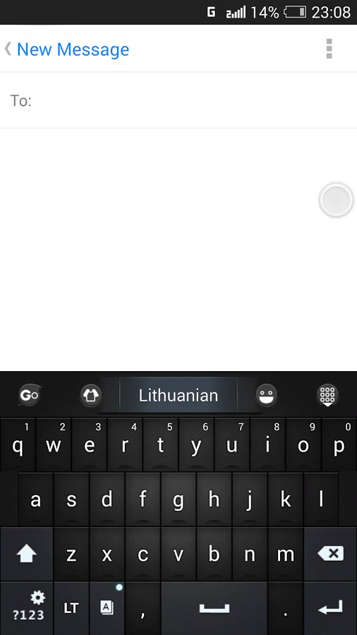 Lithuanian for GO Keyboard截图2