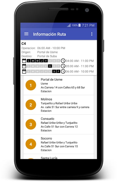 Rutas Transmilenio截图2