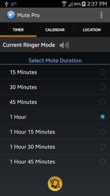 Mute Pro (Auto Silent Ringer)截图3