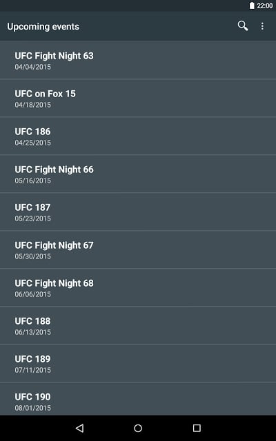 MMA Odds截图1