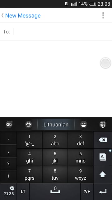 Lithuanian for GO Keyboard截图8