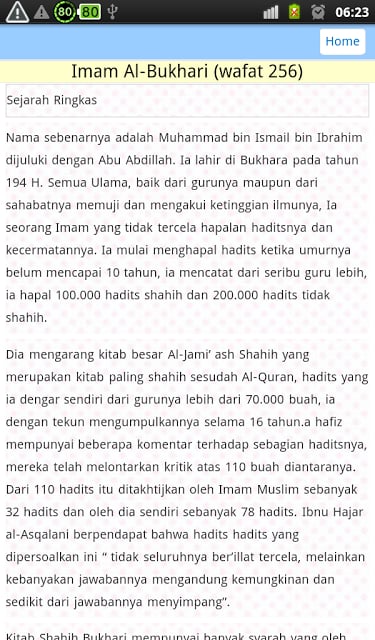 Biografi Ulama Periwayat Hadits截图1