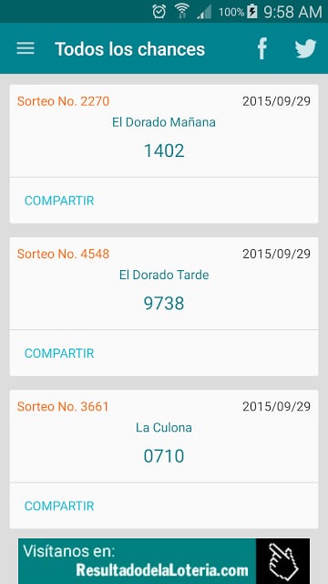 Resultado Loterias Colombia截图3