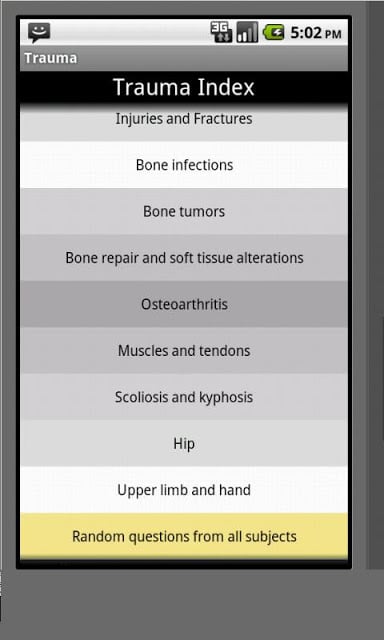 Preguntas de Traumatologia截图8