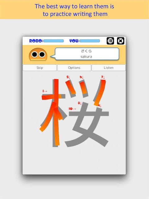 Writing Order Kanji 5th截图2