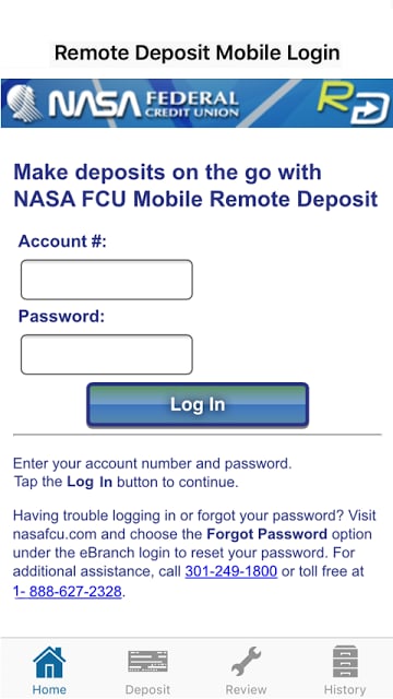 NASA FCU Mobile Remote Deposit截图7