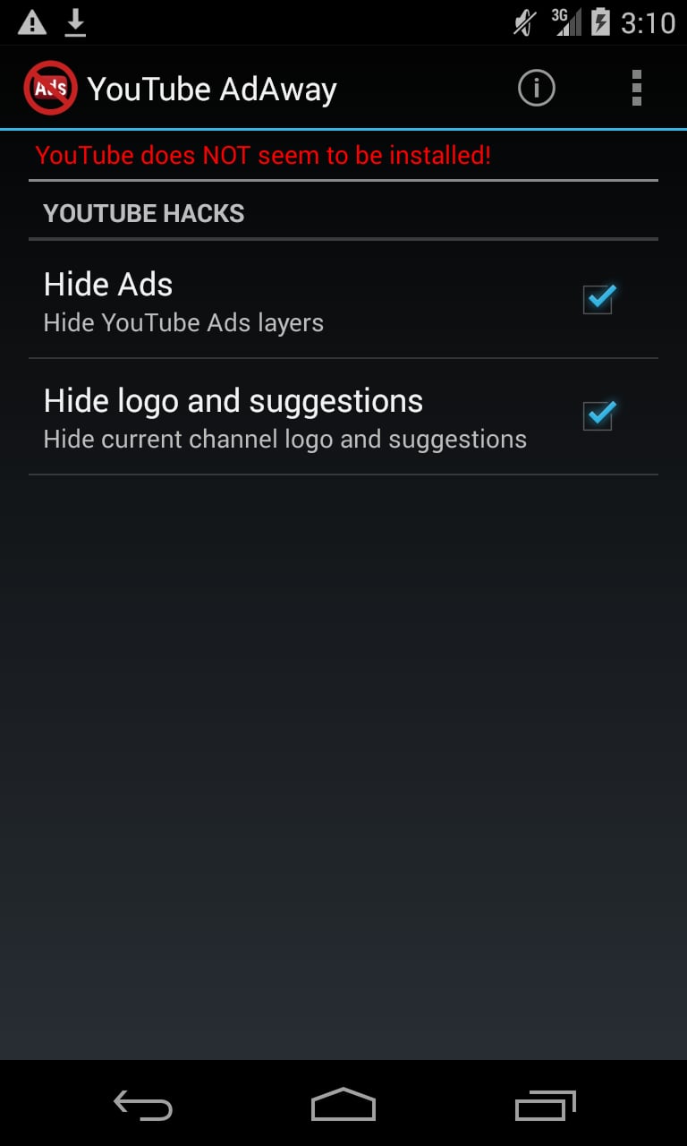 YouTube AdAway截图2