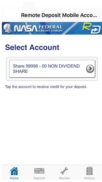 NASA FCU Mobile Remote Deposit截图9