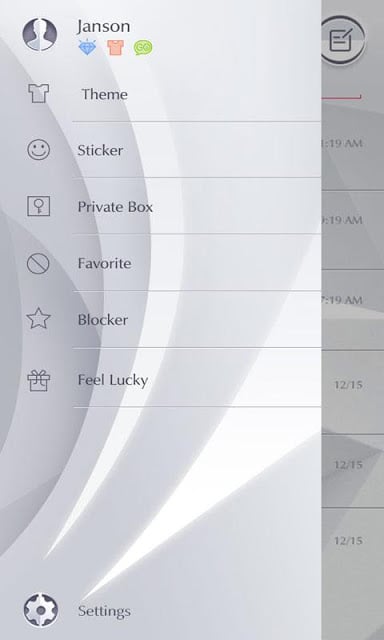 (FREE) GO SMS PRO PURE THEME截图6