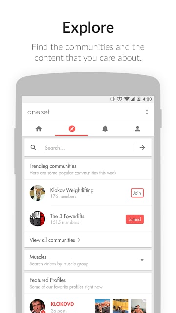 Oneset Fitness Community截图3