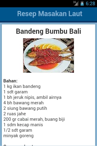 Resep Masakan Laut截图2