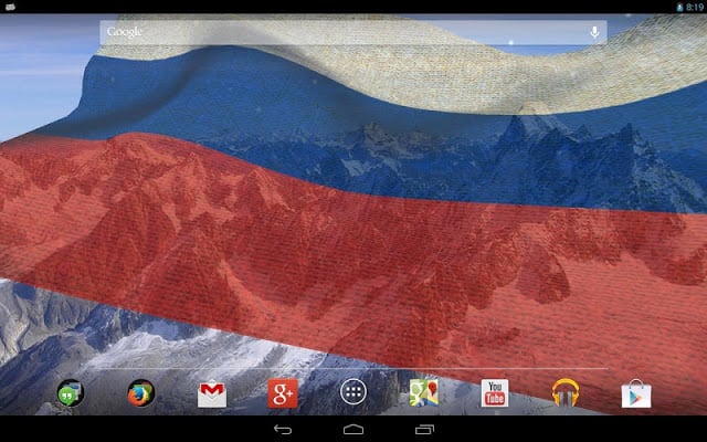 3D俄罗斯国旗的LWP截图3