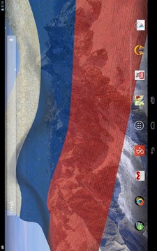 3D俄罗斯国旗的LWP截图