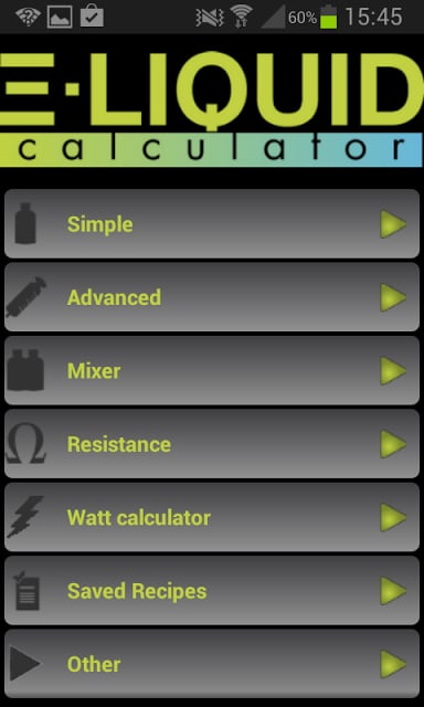 E-Liquid Calculator截图8