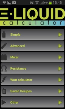 E-Liquid Calculator截图