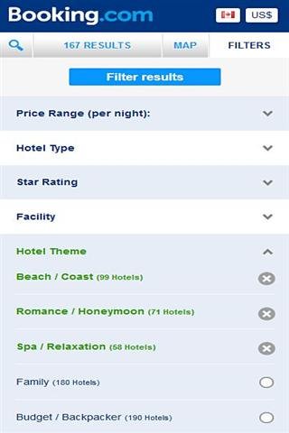 酒店预订 Booking.com Hotels截图1