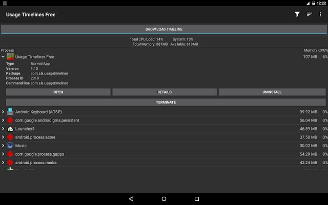 使用率 Usage Timelines截图5