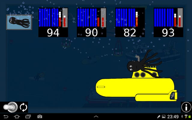 Free submarine game - Level 1截图1