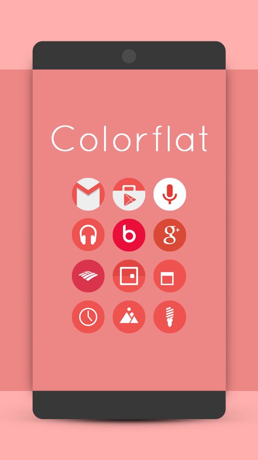 Colorflat Icon Pack图标包截图1