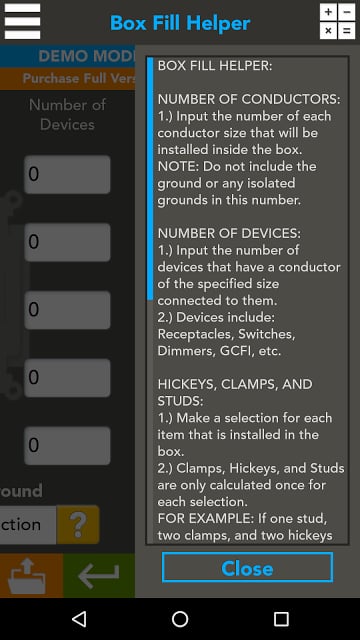 Box Fill Calculator截图10