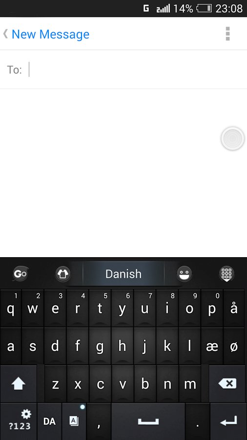 Danish for GO Keyboard - Emoji截图6