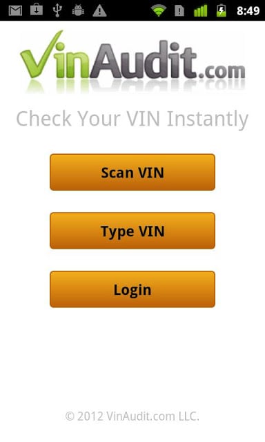 VinAudit.com VIN Scanner截图1