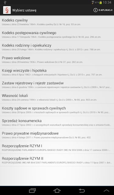 Polskie Ustawy (Kodeksy) Free截图4