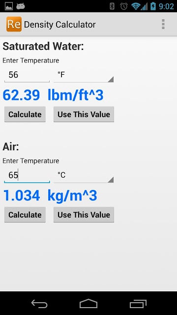 Reynolds Number Calculator截图5