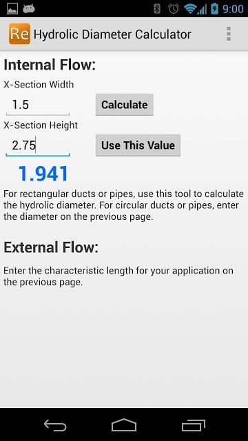 Reynolds Number Calculator截图4