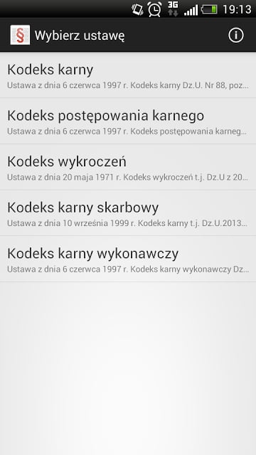 Polskie Ustawy (Kodeksy) Free截图8