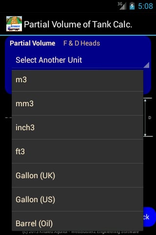 Volume of Tank Calculator Free截图6