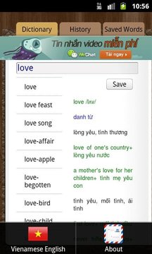 越南英语字典截图