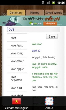 越南英语字典截图