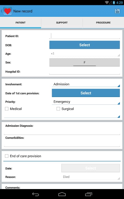 Intensive Care Logbook-lite截图2