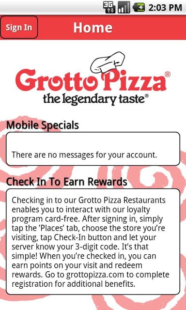 Grotto Pizza Rewards截图3