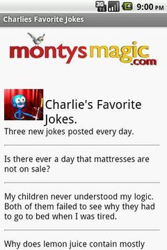 Charlie's Favorite Jokes截图