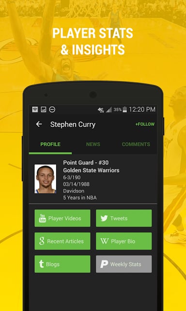 Player-Focused Sports News截图10