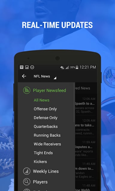 Player-Focused Sports News截图2