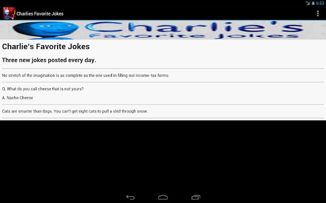 Charlie's Favorite Jokes截图5