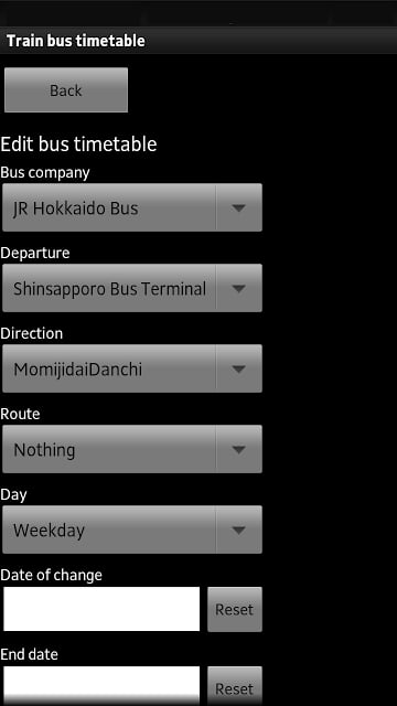 Train bus timetable截图1