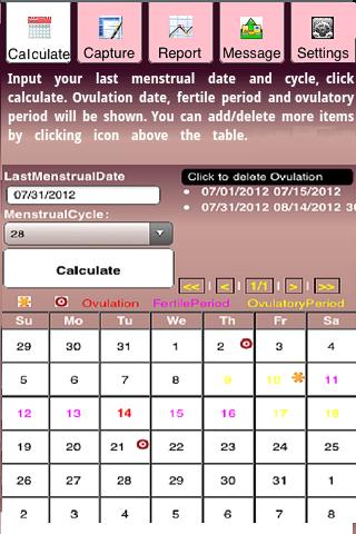 BodyTemp Period Monitor Free截图1