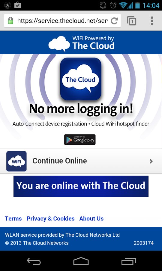 The Cloud WiFi Finder截图5