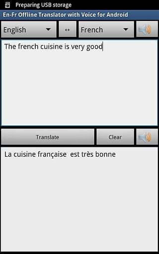French Free Offline Translator截图1
