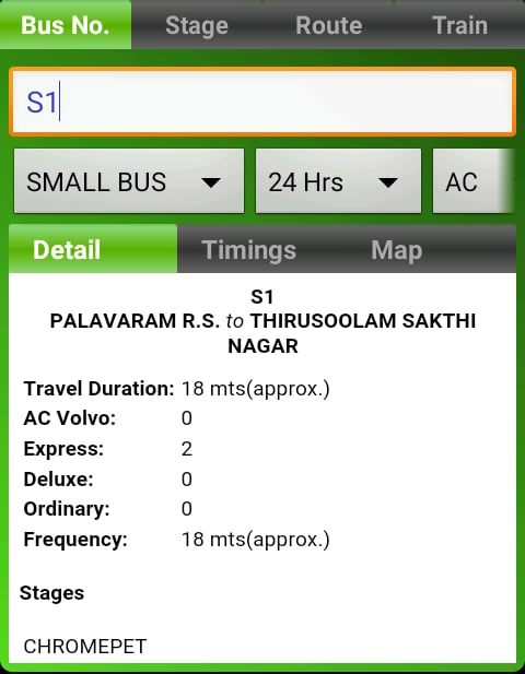 MTC bus route截图2