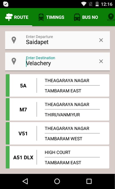 MTC bus route截图6