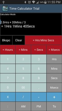 Time Calculator Trial截图