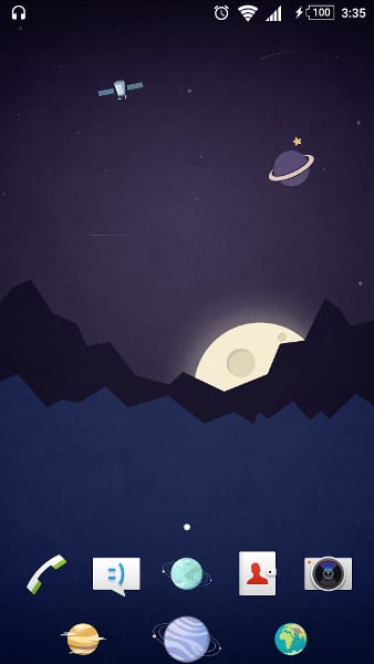 solar system - Xperia主题截图8