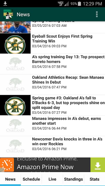 Oakland Baseball News截图1