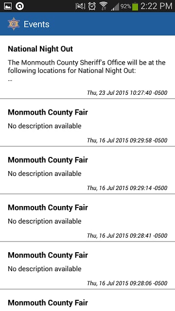 Monmouth County Sheriff截图4